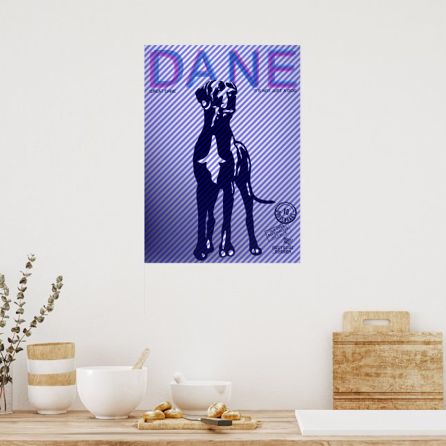 Deutsche Dogge Poster (Küche)