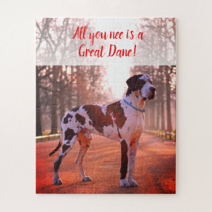 Deutsche Dogge Puzzle Personalisiert