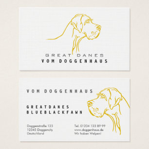 Deutsche Dogge Reine Zeichnung