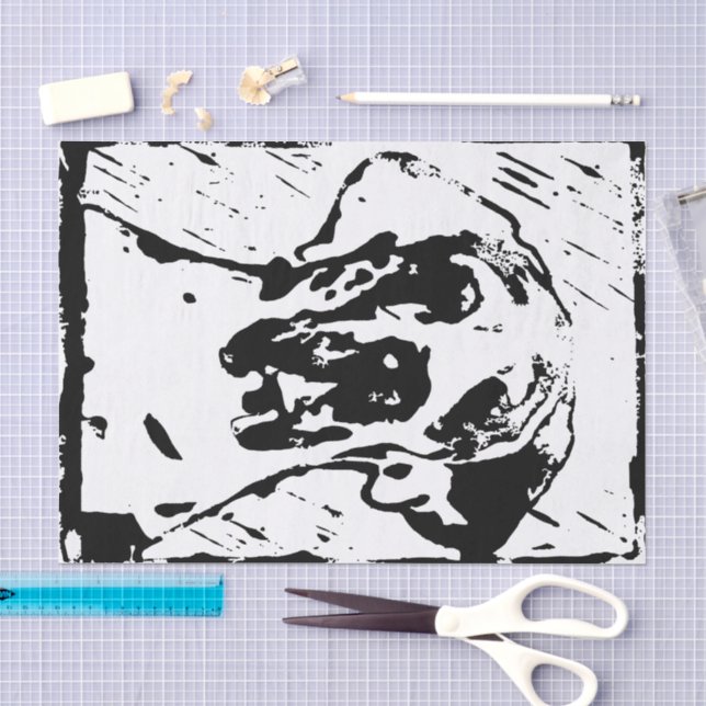 Deutsche Dogge Seidenpapier (Handwerk)