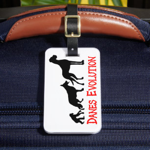Deutsche Dogge Spaß Geschenke Gepäckanhänger