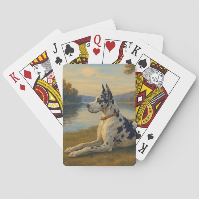 Deutsche Dogge Spielkarten (Rückseite)