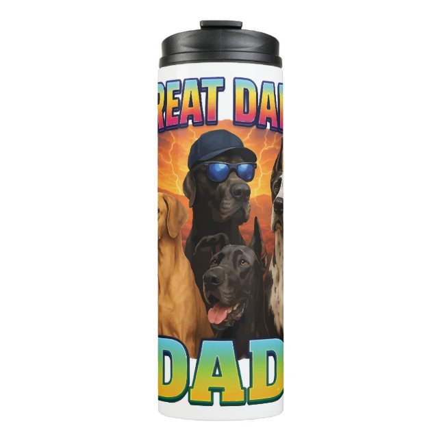 Deutsche Dogge Thermosbecher (Vorderseite)