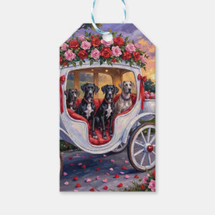 Deutsche Dogge Valentinstag Geschenkanhänger