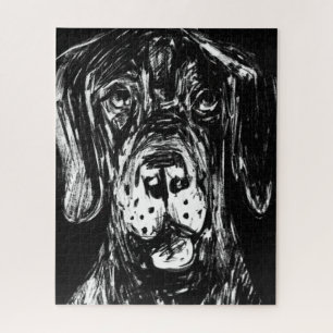 Deutsche Dogge Zeichenpuzzle