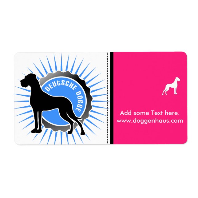 Deutsche Doggem strenges und Schrift (Vorne)