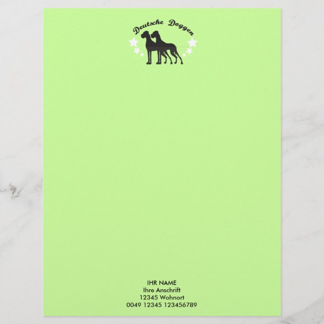 Deutsche Doggen (Vorderseite)