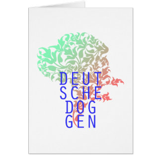 Deutsche Doggen Blatt Kopf