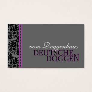 Deutsche Doggen blumig