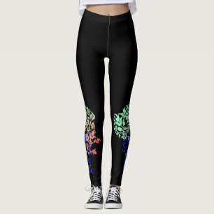 Deutsche Doggen blumig Leggings