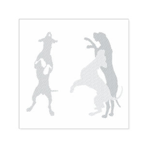 Deutsche Doggen Great Danes stamp Permastempel