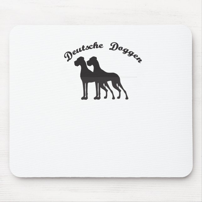 Deutsche Doggen Mousepad (Vorne)