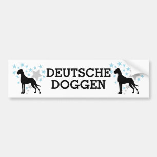Deutsche Doggen Sticker Autoaufkleber
