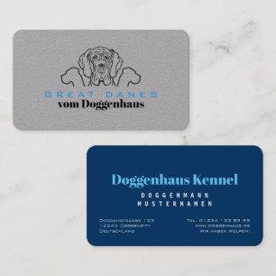Deutsche Doggen Visitenkarten Visitenkarte