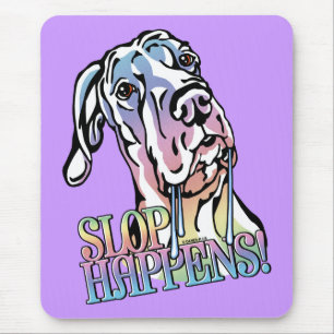 Deutsche DoggeSlop geschieht Pastell-UC Mousepad