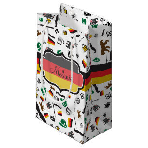 Deutsche Einzelteile mit Flagge von Deutschland Kleine Geschenktüte