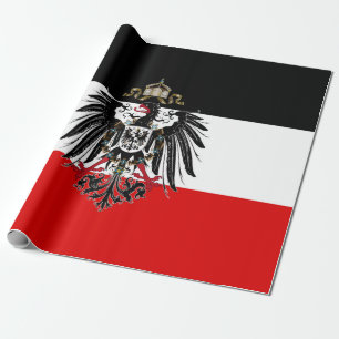 Deutsche Empire-Flagge Geschenkpapier