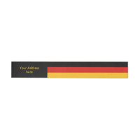 DEUTSCHE FLAGFARBEN + Ihr Text