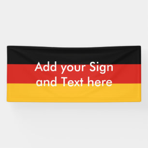 DEUTSCHE FLAGFARBEN + Ihre Ideen Banner
