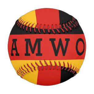 DEUTSCHE FLAGFARBEN + Ihre Ideen Baseball