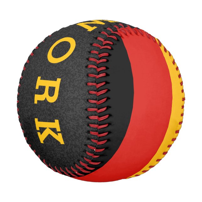 DEUTSCHE FLAGFARBEN + Ihre Ideen Baseball (Schrägansicht)