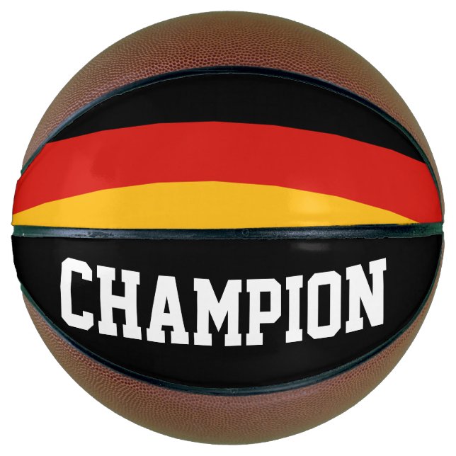 DEUTSCHE FLAGFARBEN + Ihre Ideen Basketball (Vorderseite)