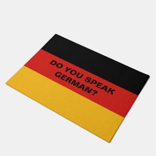 DEUTSCHE FLAGFARBEN + Ihre Ideen Fußmatte