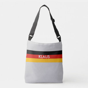 DEUTSCHE FLAGFARBEN + Ihre Ideen Tragetaschen Mit Langen Trägern