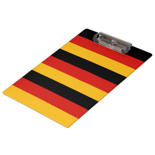 DEUTSCHE FLAGFARBEN KLEMMBRETT