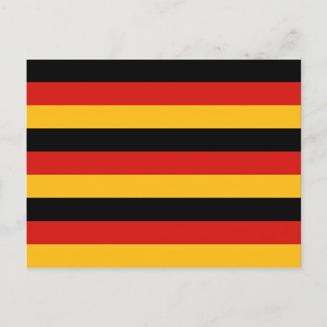 DEUTSCHE FLAGFARBEN POSTKARTE (Vorderseite)