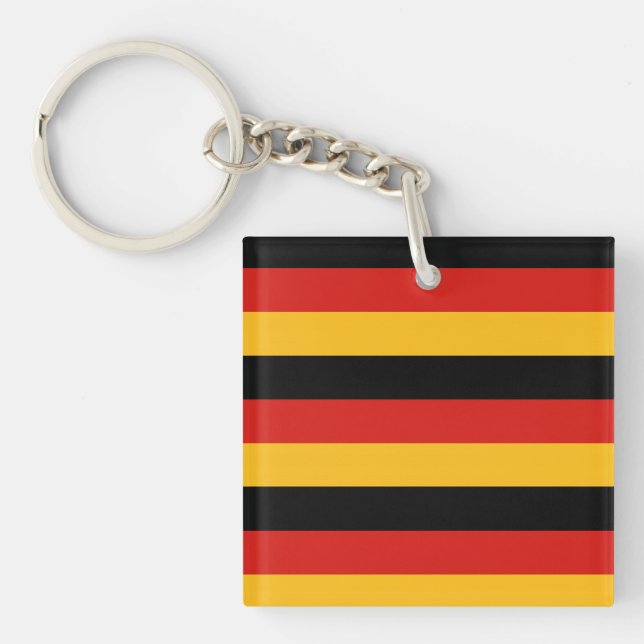 DEUTSCHE FLAGFARBEN SCHLÜSSELANHÄNGER (Vorderseite)