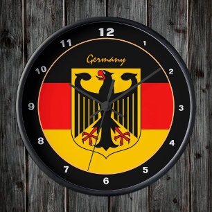 Deutsche Flagge, Adler/Deutschland Mode/Design Uhr
