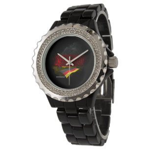 Deutsche Flagge Armbanduhr