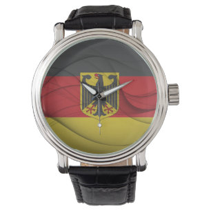 Deutsche Flagge Armbanduhr