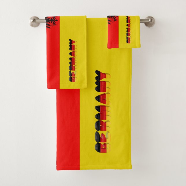 Deutsche Flagge Badhandtuch Set (Insitu)