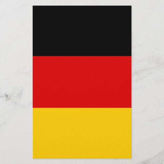 Deutsche Flagge Briefpapier (Vorderseite)