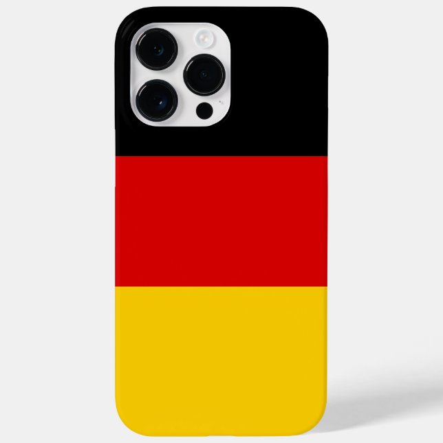 Deutsche Flagge Case-Mate iPhone 14 Pro Max Hülle (Rückseite)