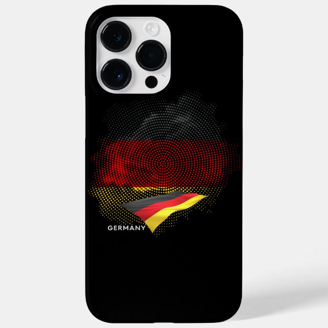 Deutsche Flagge Case-Mate iPhone 14 Pro Max Hülle (Rückseite)