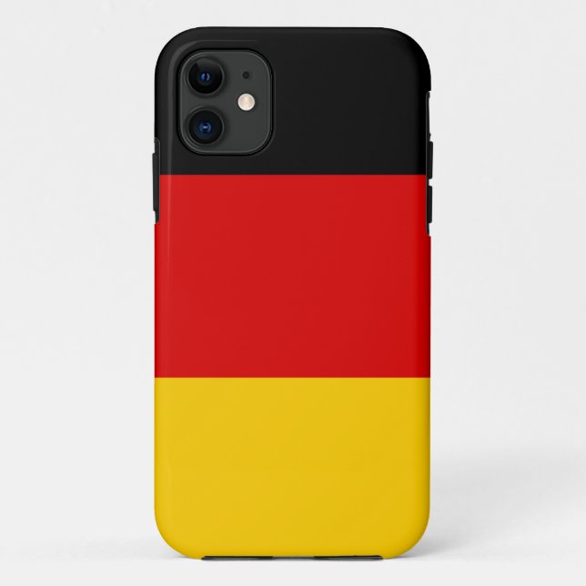 Deutsche Flagge Case-Mate iPhone Hülle (Rückseite)