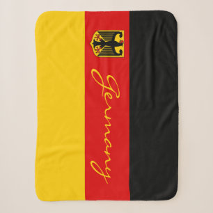 Deutsche Flagge Decke, patriotisch, Deutschland Sherpadecke