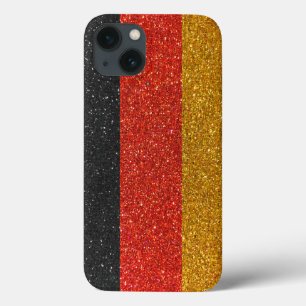 Deutsche Flagge Deutschland Berlin Glitzer Stilvol Case-Mate iPhone Hülle