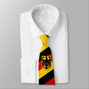 Deutsche Flagge & Deutschland Reisen, Urlaub/Sport Krawatte