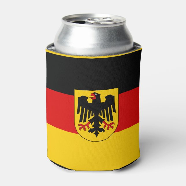 Deutsche Flagge Dosenkühler (Kanne Vorderseite)