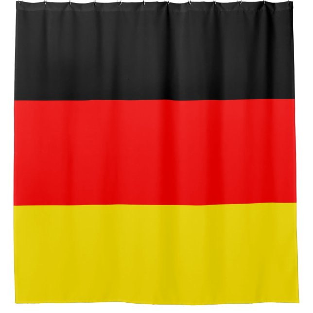 Deutsche Flagge Duschvorhang (Vorderseite)