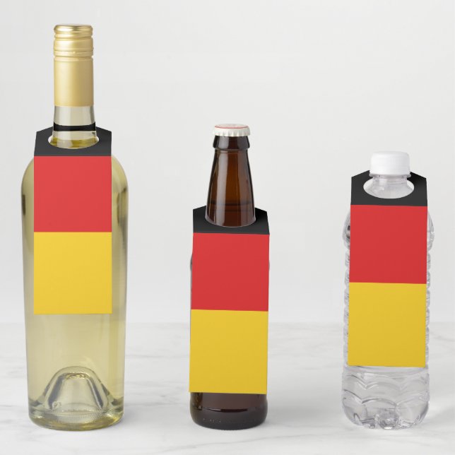 Deutsche Flagge Flaschenanhänger (Beispiel)