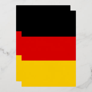 Deutsche Flagge Folieneinladung