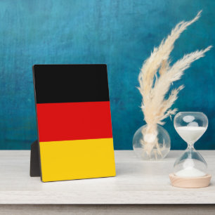 Deutsche Flagge Fotoplatte
