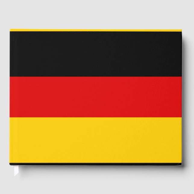 Deutsche Flagge Gästebuch (Vorderseite)