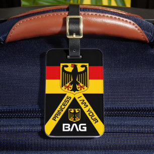 Deutsche Flagge, Gepäckanhänger, Deutschland / Per Gepäckanhänger
