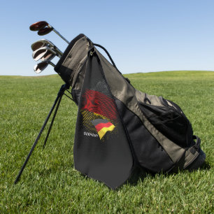 Deutsche Flagge Golfhandtuch